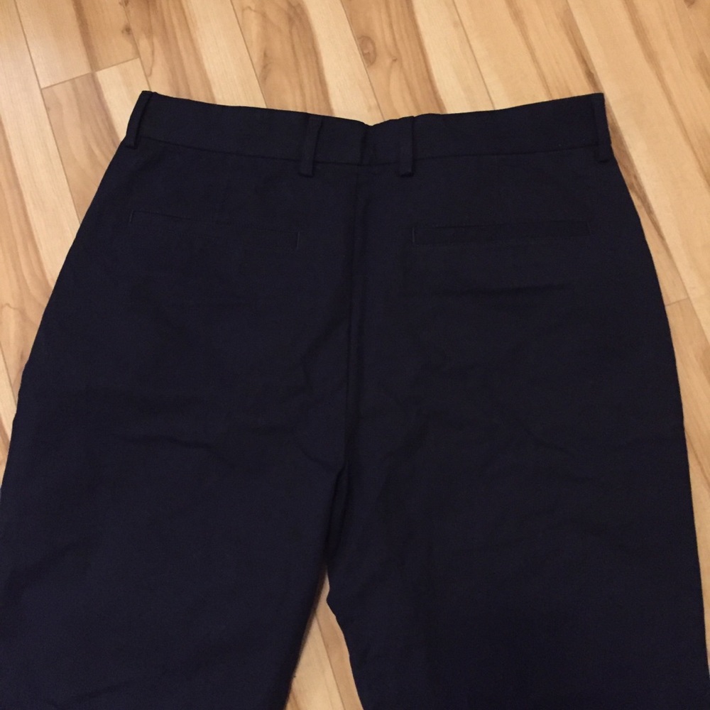 Deep navy blue dress pants trousers - Picture 2 of 8
